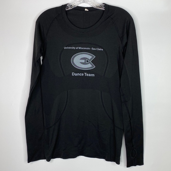 Lululemon Swiftly Long Sleeve UWEC Dance Team Shirt Size 8 - Picture 1 of 5